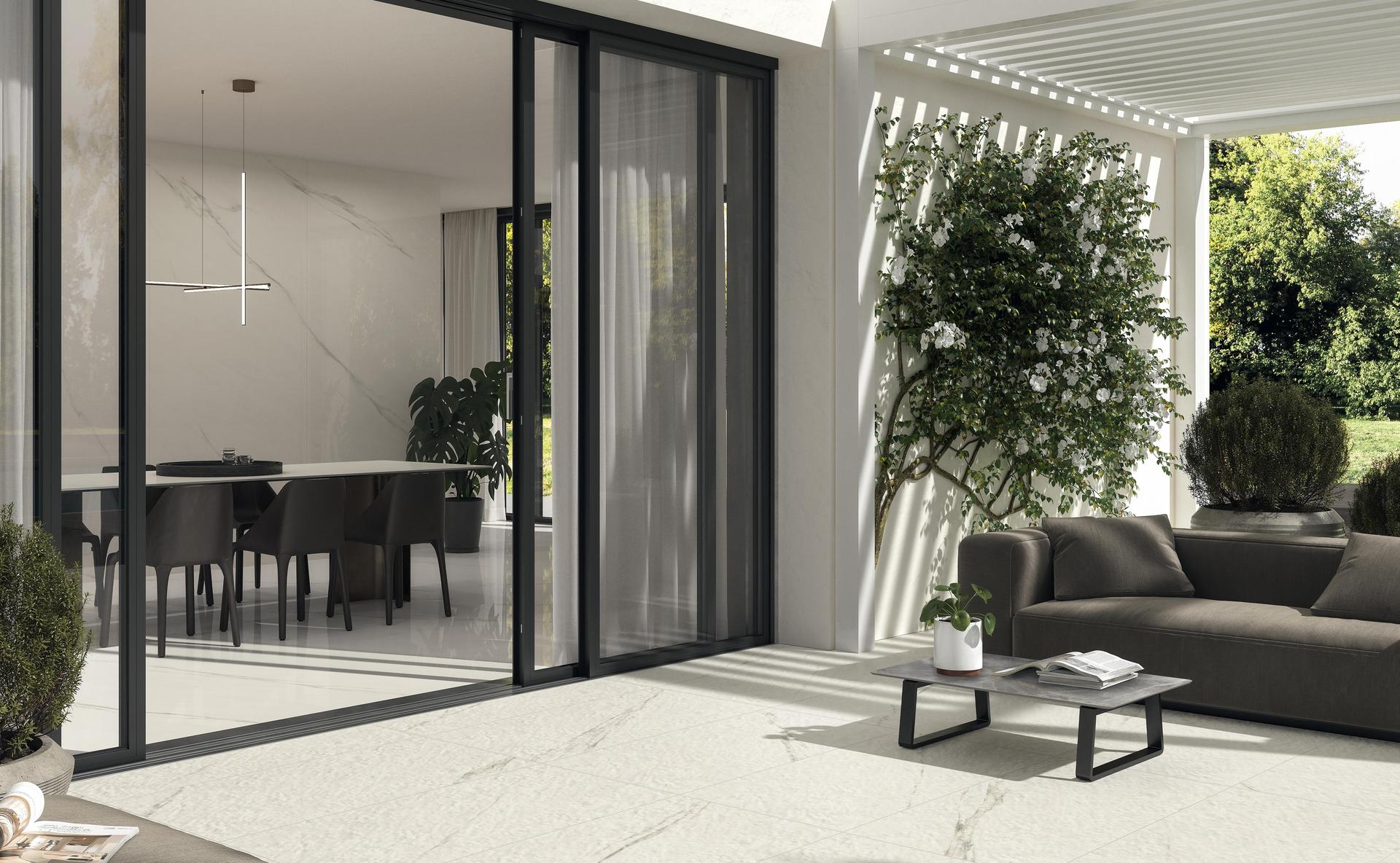 Arredo outdoor contemporaneo su terrazza